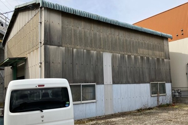 広島県福山市・K様工場｜キクスイSPパワーサーモFで屋根塗装・外壁塗装 施工前 (1)