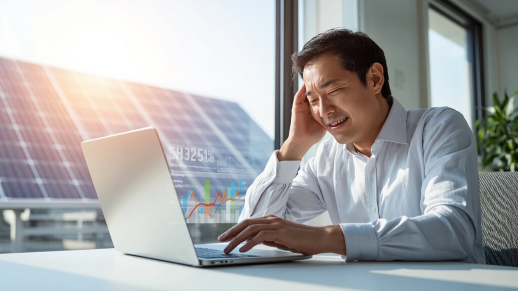 電気代 削減 グラフ 右肩下がり ビジネス