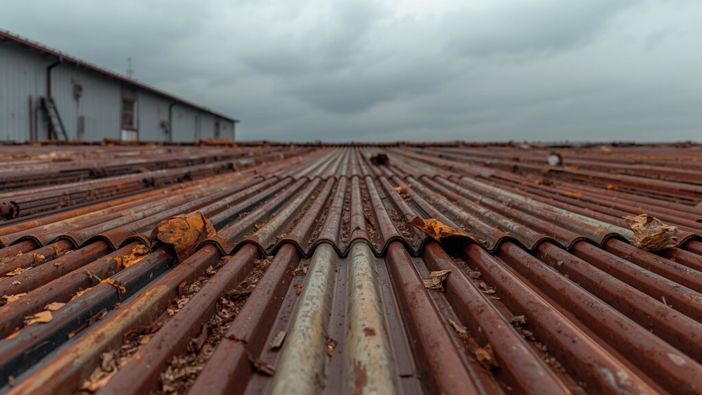 工場 屋根 サビ 劣化 金属 折板